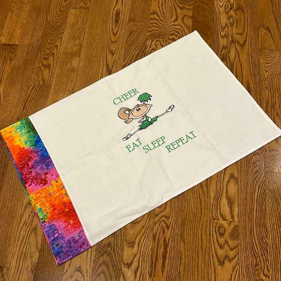 Cheerleading Pillowcase.  Custom Made - Picture 1 of 10